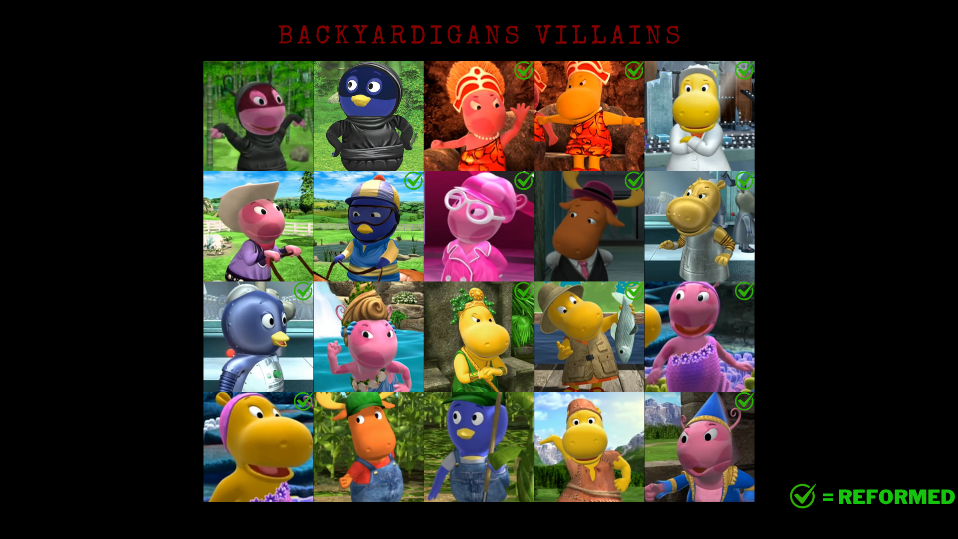 Black Backyardigans Backyadrigans Villains Season 2 by JMCCF2000 on DeviantArt