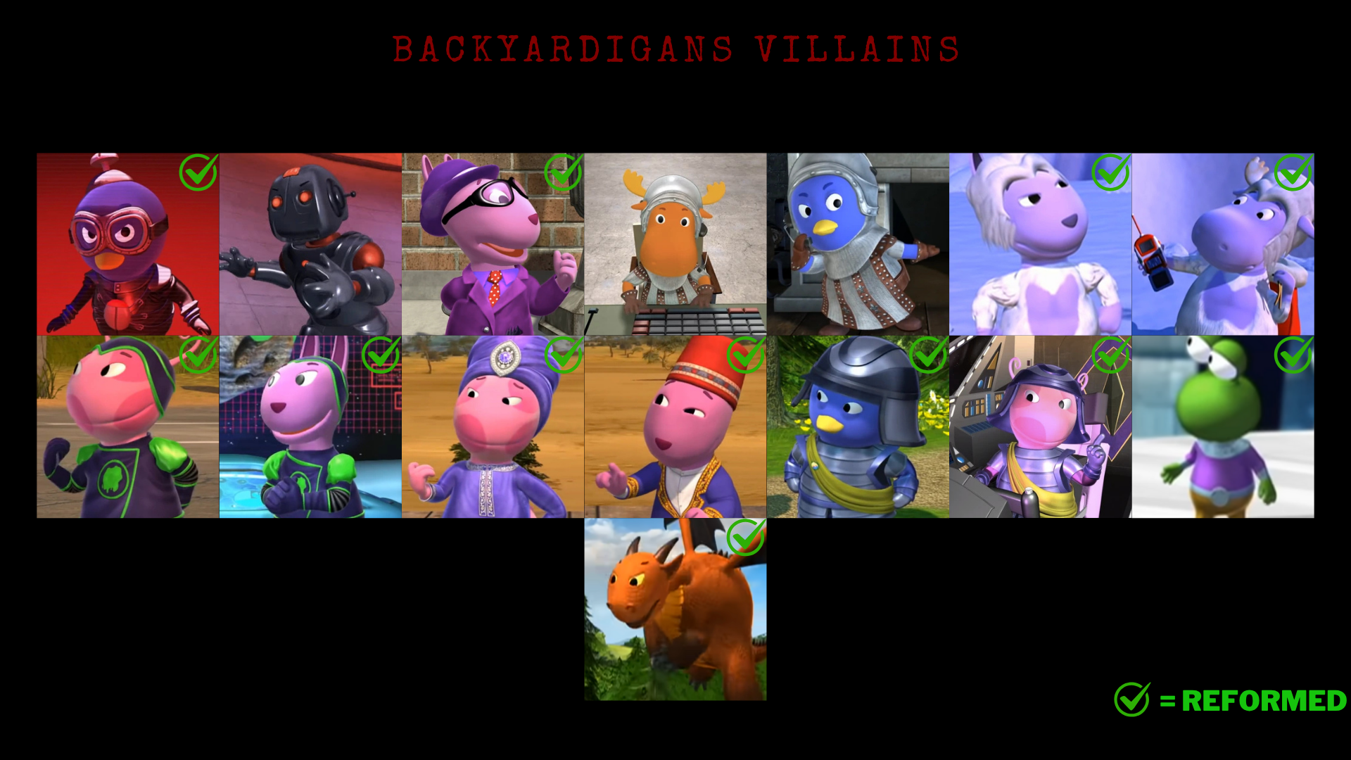 Team Backyardigans Deviantart Backyardigans Villains Season 4 by JMCCF2000 on DeviantArt