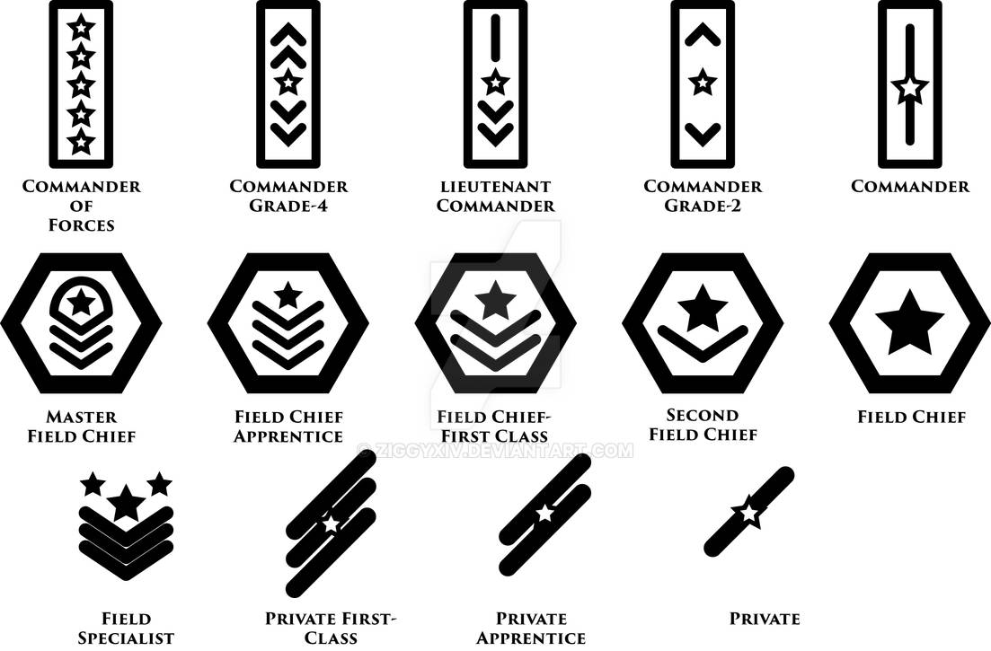 Rcy Ranks RankStructure by ZiggyXIV on DeviantArt