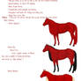 Blood Horse Breed Sheet