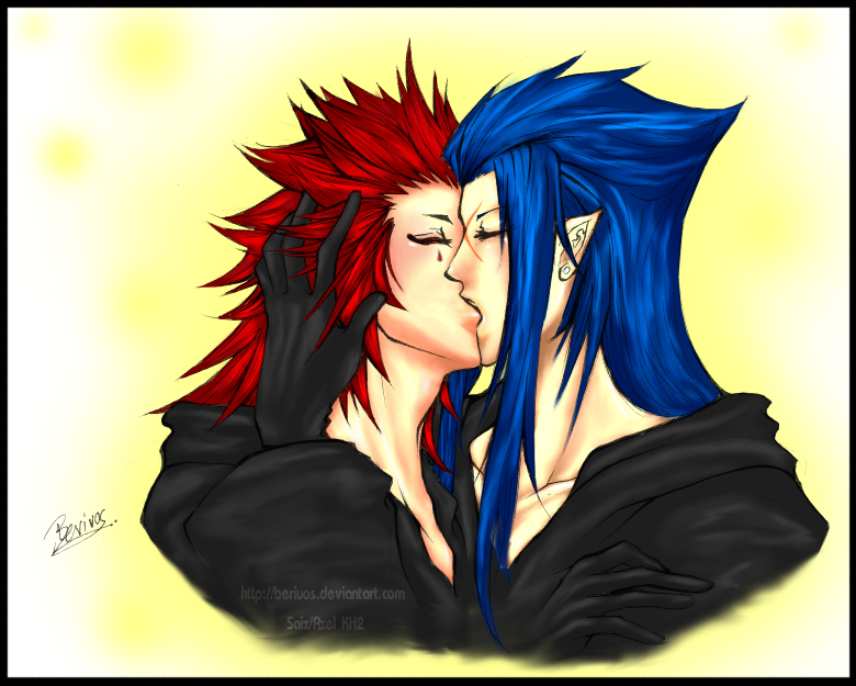 KH2:SaixelKissingForAnniexo