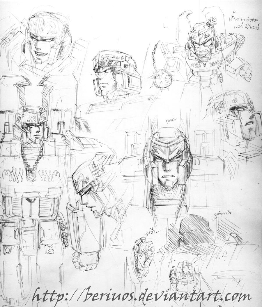 TF : MegatronOrigin doodles