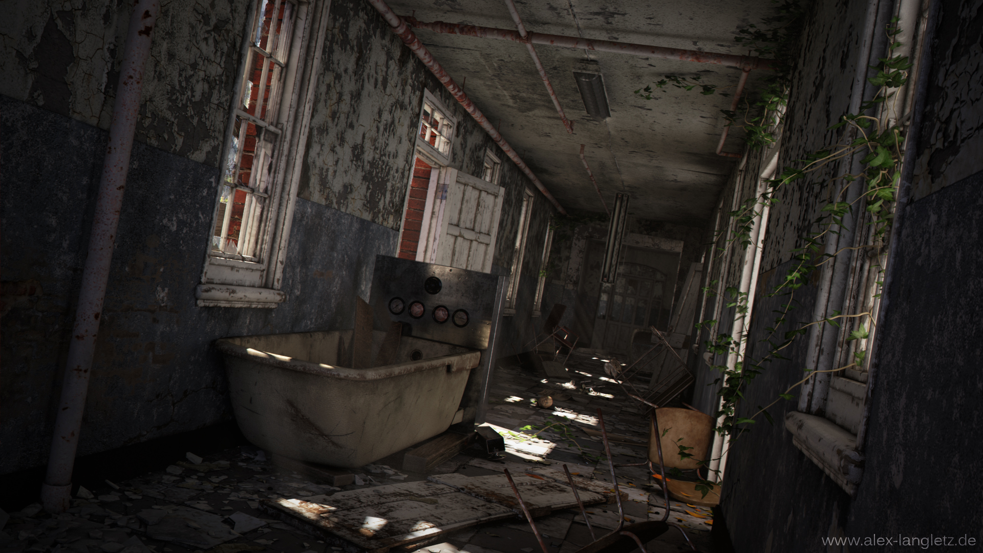 Abandoned Asylum - Daytime