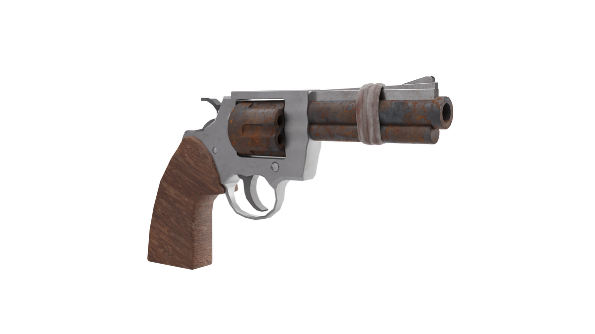 Handmade Revolver | Blender by Knutoo on DeviantArt