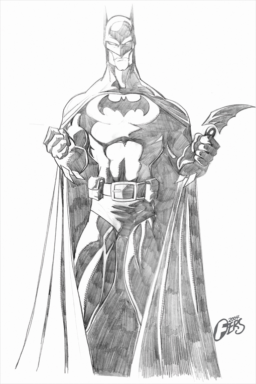 batman sketch