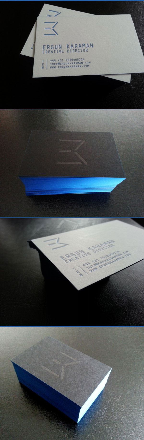 Self promotional material - Business cards