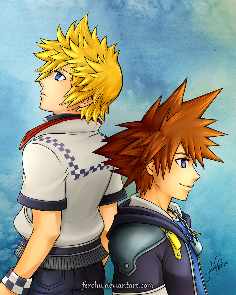 Roxas and Sora