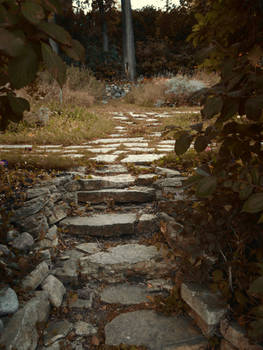 Stone Stairs Fall
