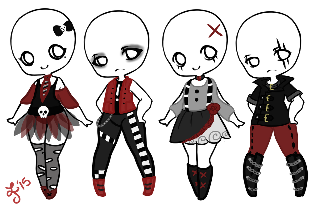 Punk Goth Emo F2u Outfits By Smelly Mouse On Deviantart