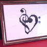 Musical Heart Cross Stitch