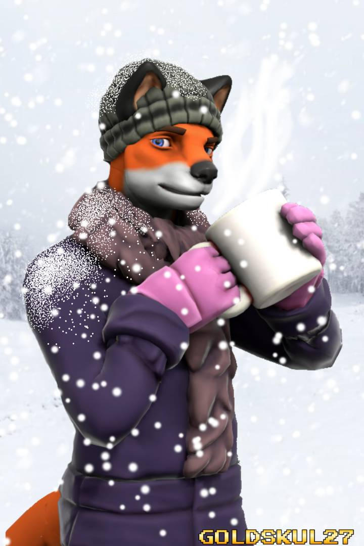 Snow fox by BLAKEFOXFIRE on DeviantArt