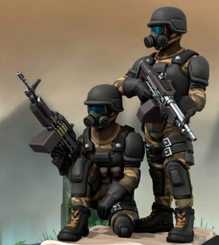 2 riflemen by BLAKEFOXFIRE on DeviantArt
