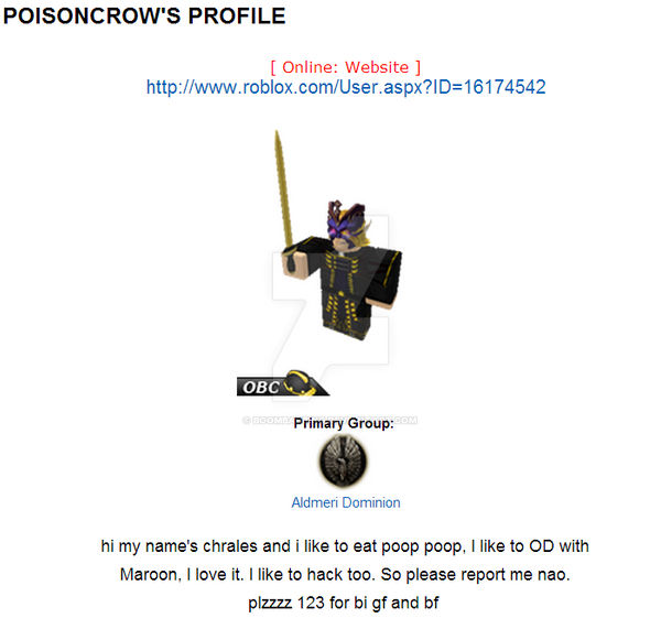 Poisoncrow S Profile By Boombadbing On Deviantart