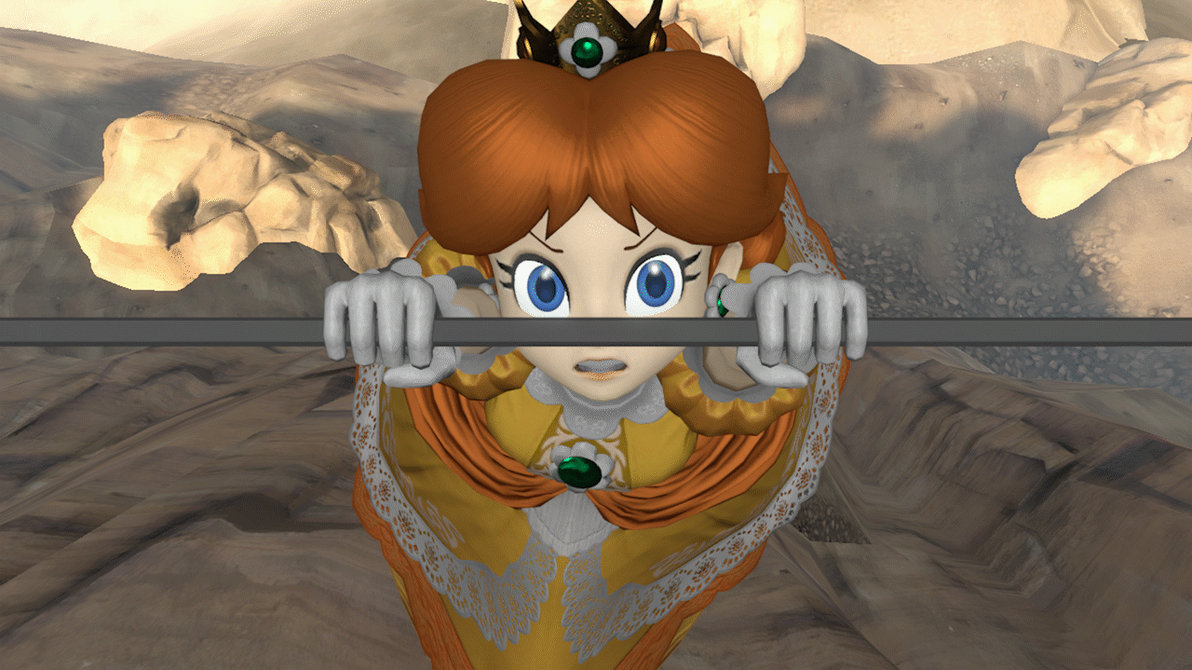 Eight Loop Princess Princess Daisy Loop Hanging by hang-in-peril on DeviantArt