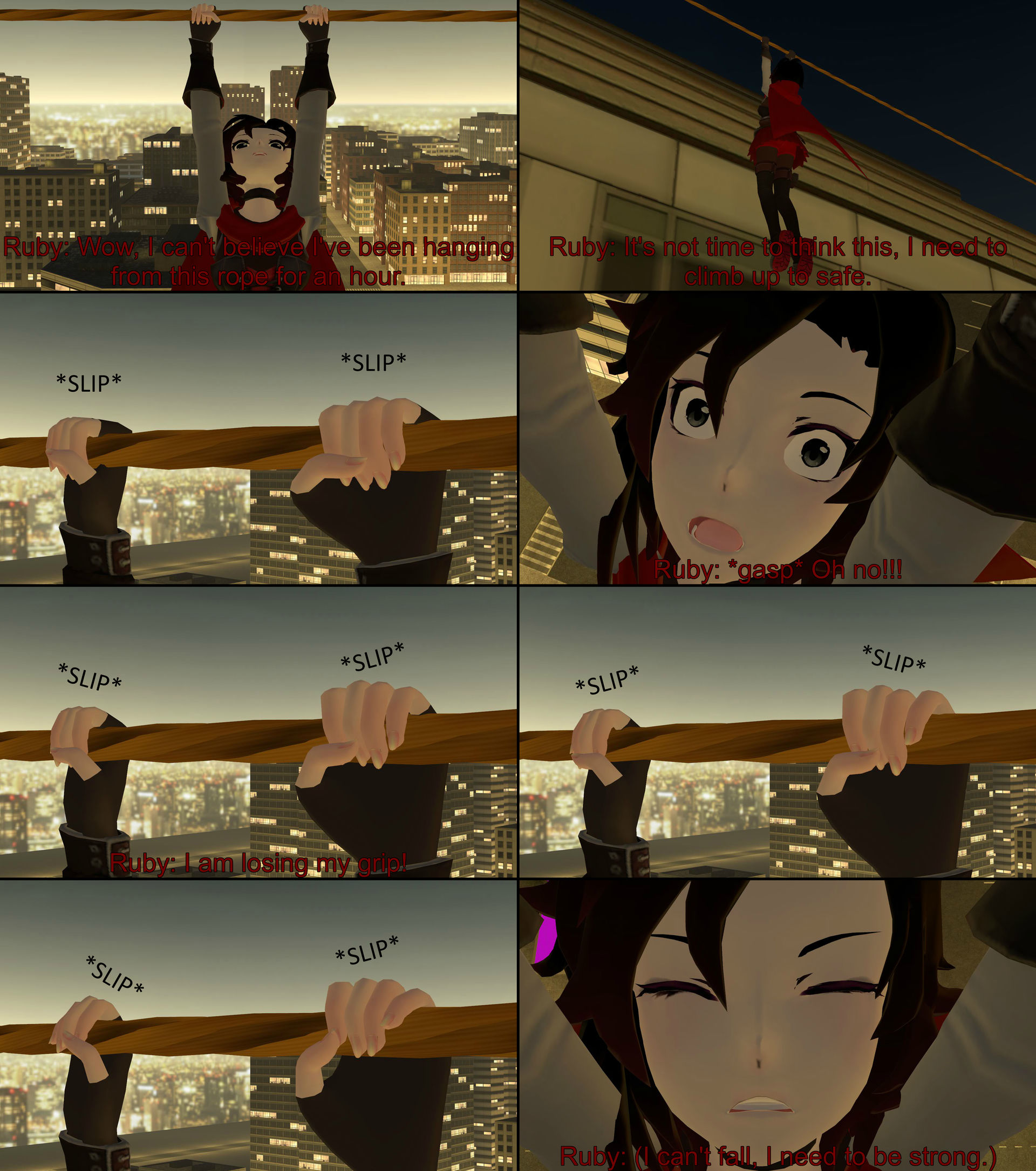 Comic Like Rope Ruby Rose Hanging on Rope Comic (Page 1) by hang-in-peril on DeviantArt