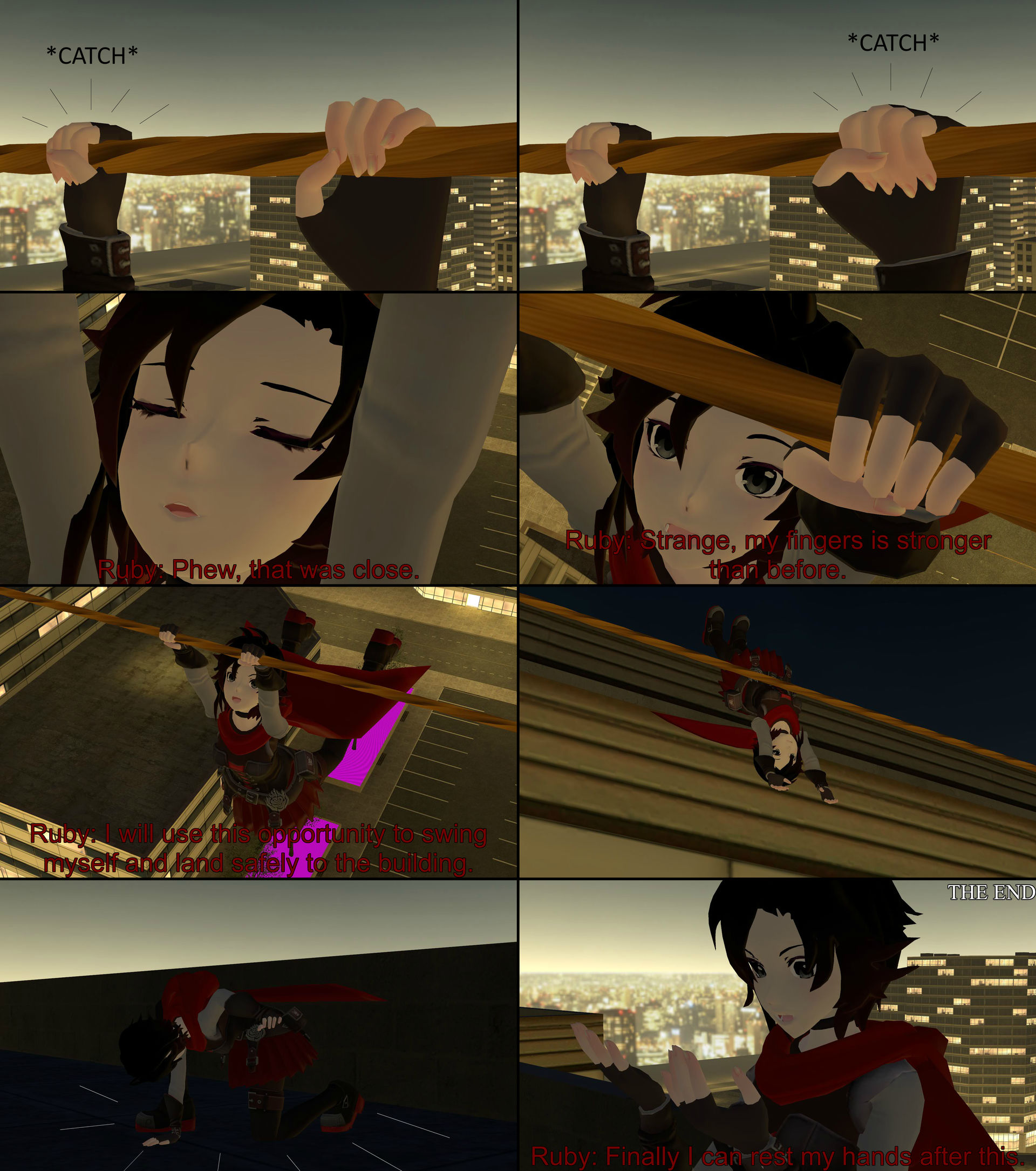Ruby Rose Hanging on Rope Comic (Page 2) by hang-in-peril on DeviantArt