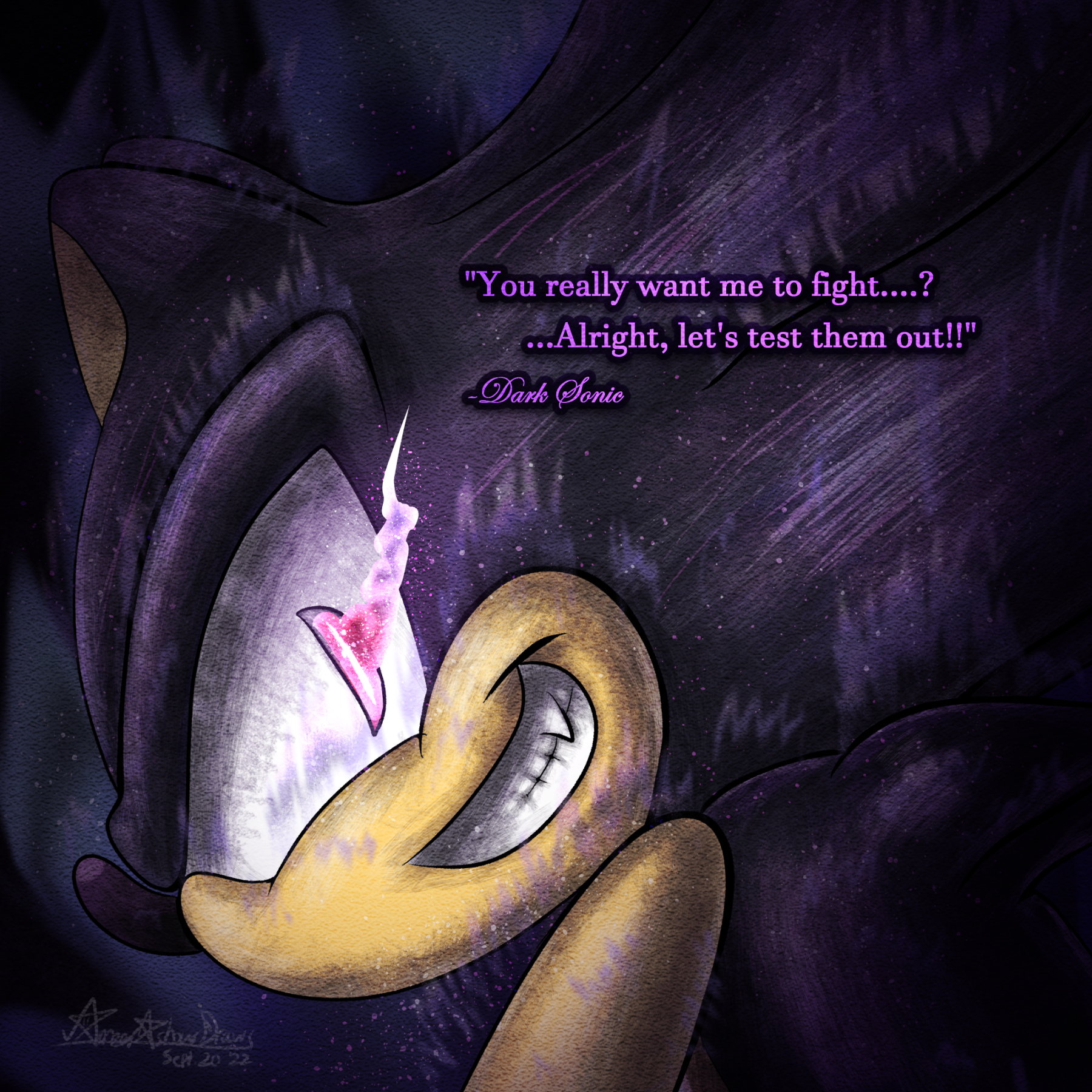 Dark Sonic (full transformation) by Nibroc-Rock on DeviantArt