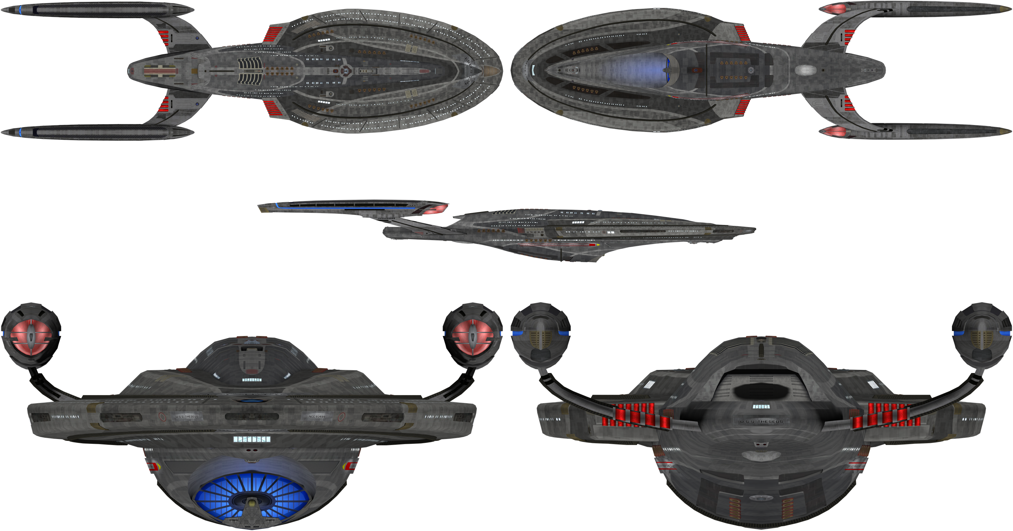 Andromeda Fleet Part 1: USS Theseus NCC-83499 by anno78 on DeviantArt
