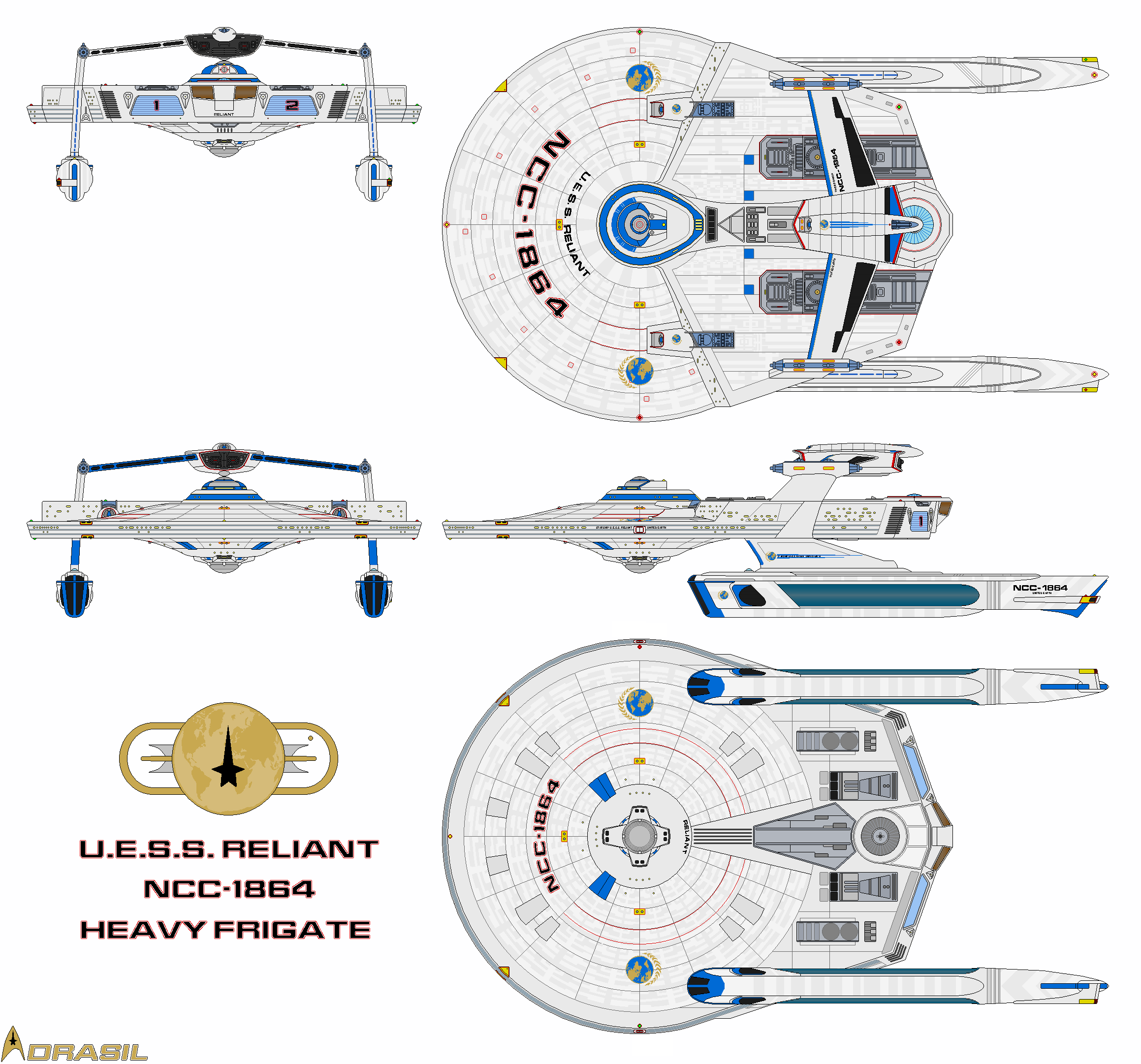 Deviantart Rialiant UESS Reliant NCC-1864 by anno78 on DeviantArt