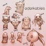 Sketch Dump: Adorkables