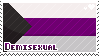 Demisexual stamp by babykttn