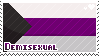 Demisexual stamp