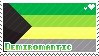 Demiromantic stamp