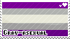 Gray-Asexual stamp