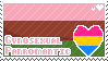 Gynosexual Panromantic Stamp