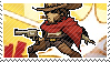 Pixel spray stamp: McCree