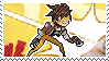 Pixel spray stamp: Tracer by babykttn