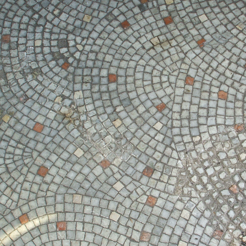 Outdoor mosaic small tiles 1