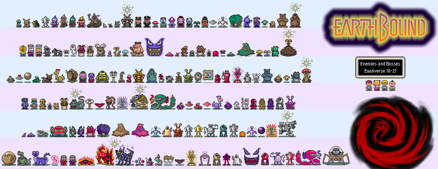 EarthBound Enemies And Bosses By Euanverse On DeviantArt earthbound-enemies-and-bosses-by-euanverse-on-deviantart
