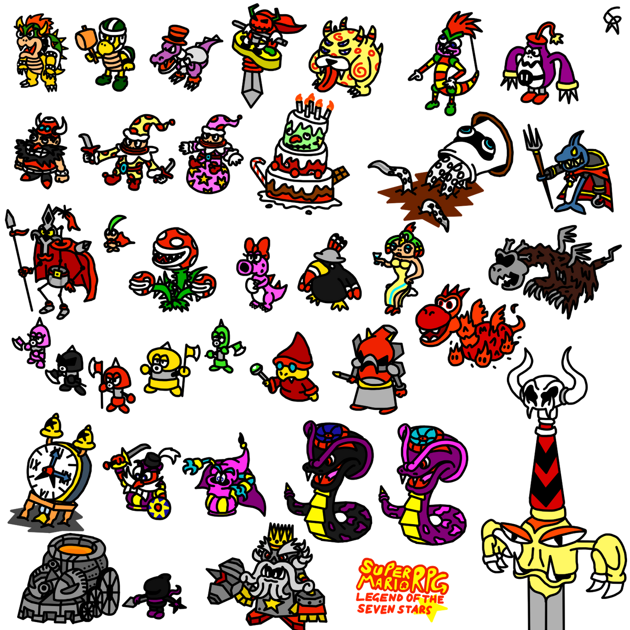 Manager Mario Super Mario RPG Bosses (2017) by Euanverse on DeviantArt