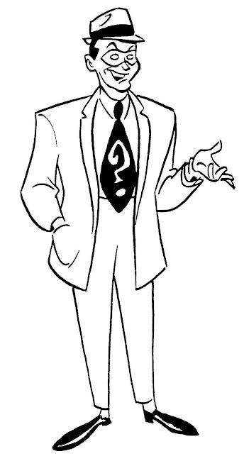 Early Riddler Design By Bruce Timm by FrankDixon on DeviantArt