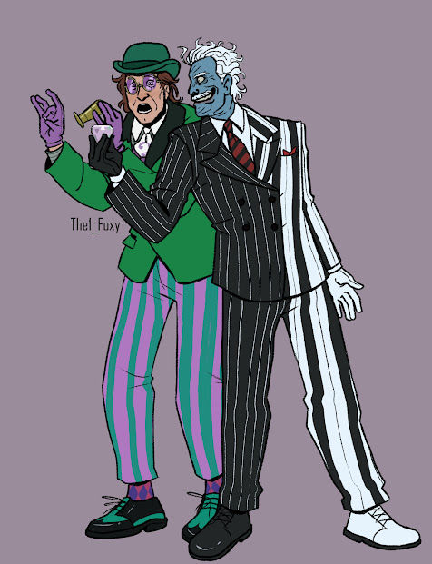 Two-Face and Riddler (Batman 3) by FrankDixon on DeviantArt
