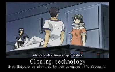 Cloneing Technology Demodivational poster