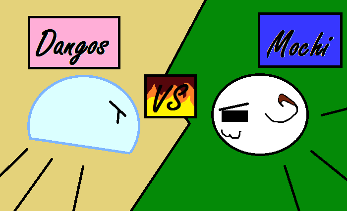 Dango versus Mochi!