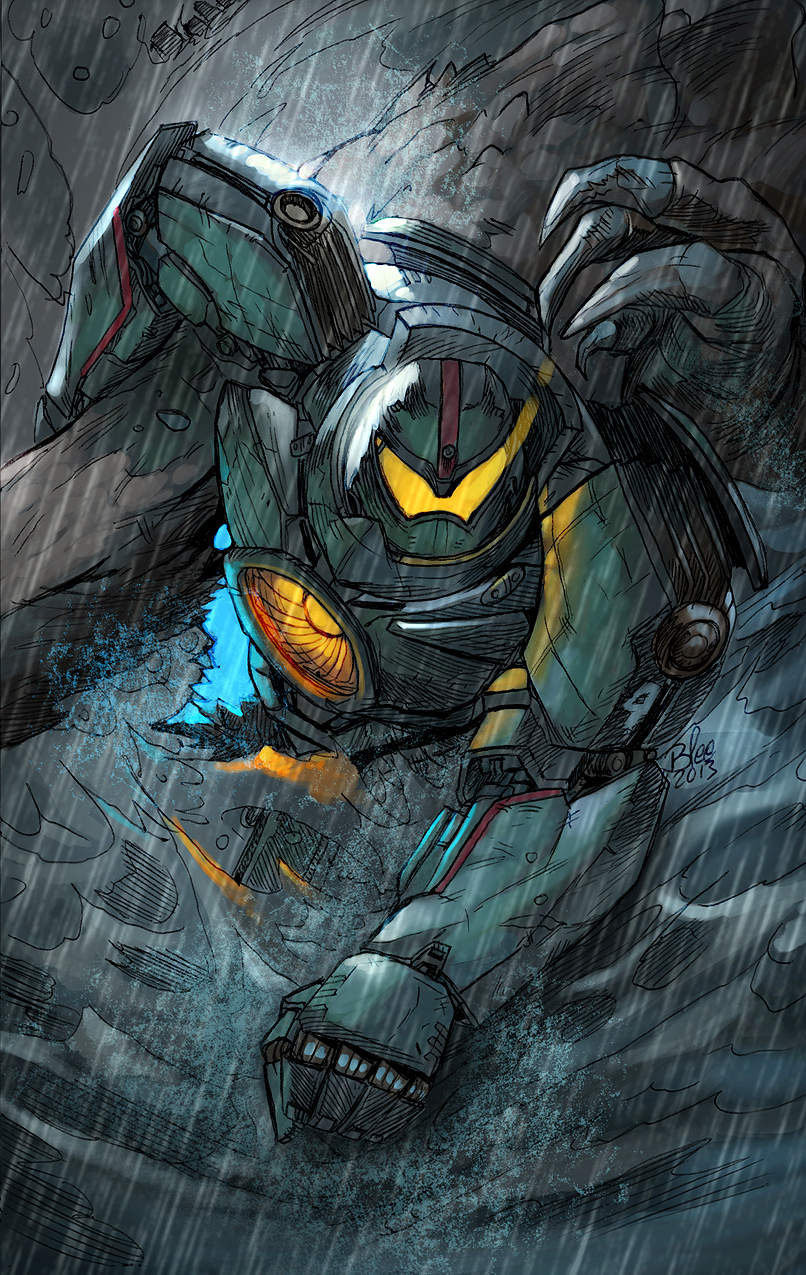 Gipsy Danger by toonfed on DeviantArt Gipsy Danger by toonfed on DeviantArt