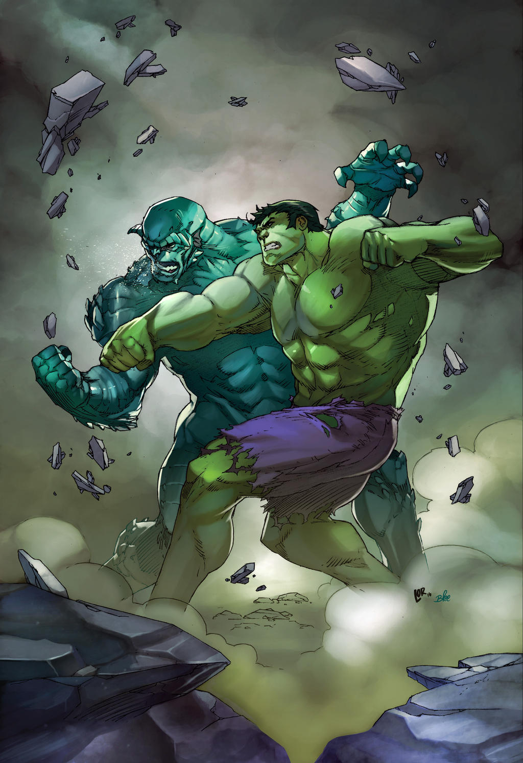 Hulk Vs Abomination By Toonfed On Deviantart