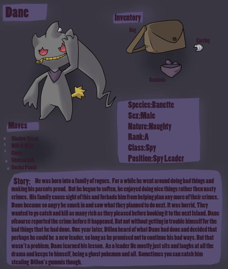 Dane Character Dane ref by ForgetfulShadow on DeviantArt