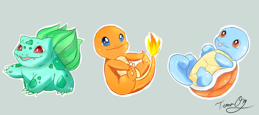 Kanto Starters!