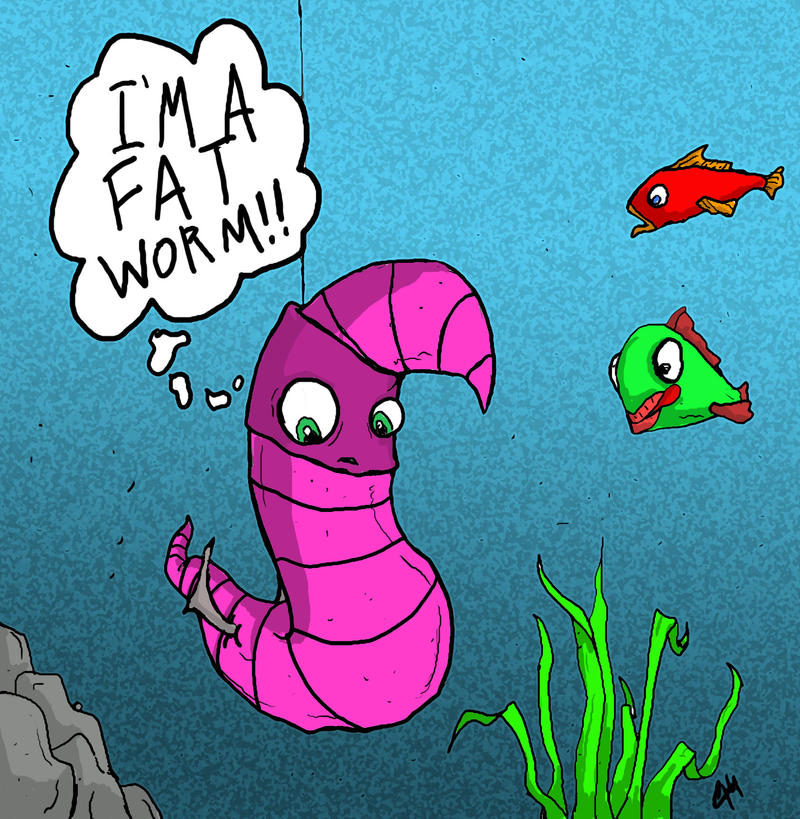 a fat worm. by Dr-Quinsantellan on DeviantArt