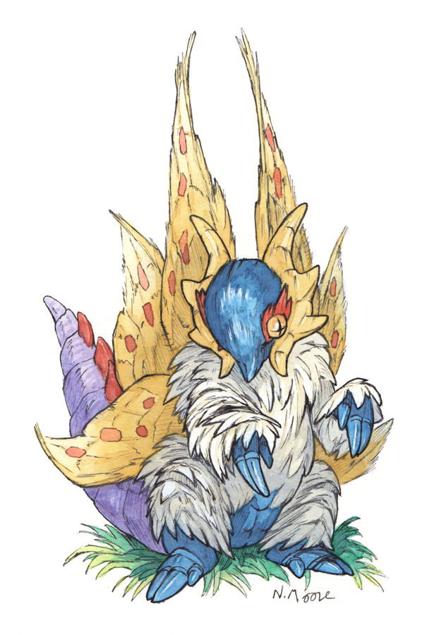 Shiny Slitherwing Ink and Watercolour by tashcrow on DeviantArt