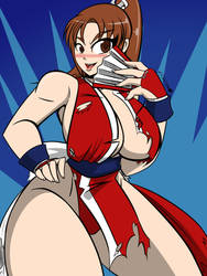 Mai Shiranui after fight