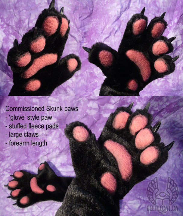 Skunk Paws by Beetlecat on DeviantArt