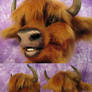 Highland Bull Fursuit Head