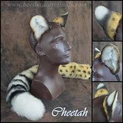 Cheetah Ear and Tail Set