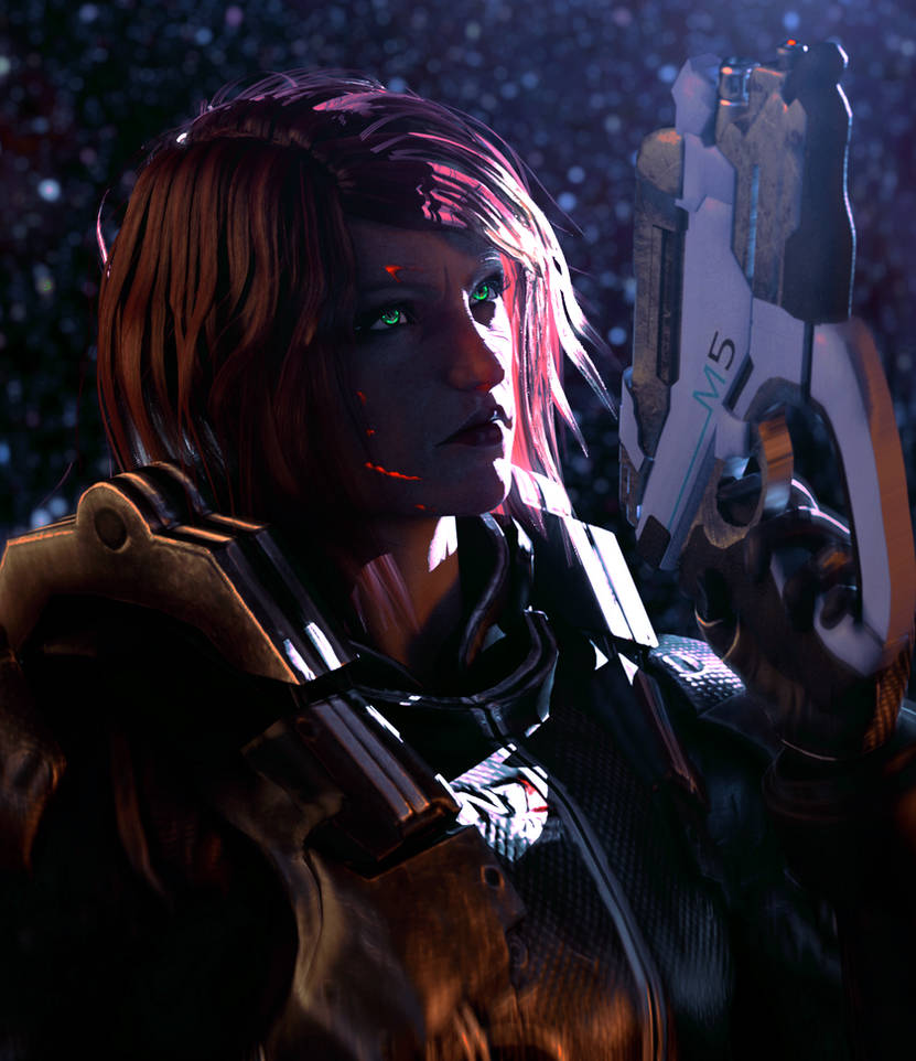 Commander Shepard by MadamGoth on DeviantArt