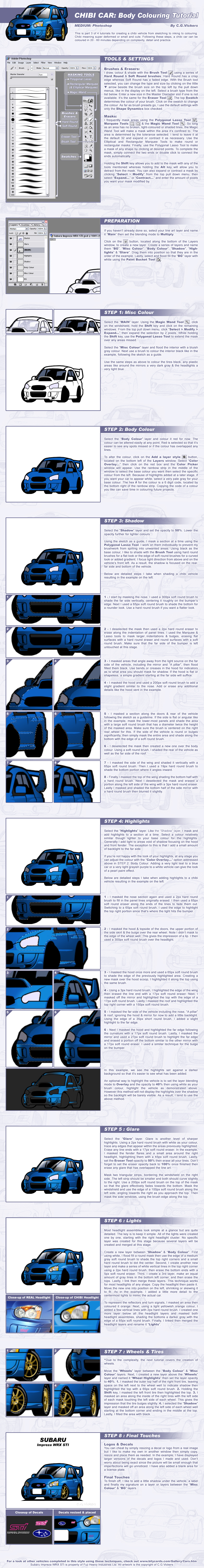 Chibi Car - Colouring Tutorial